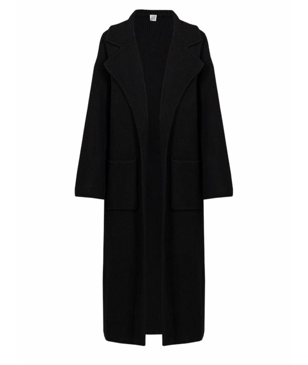 TOTEME Черное пальто, фото 1