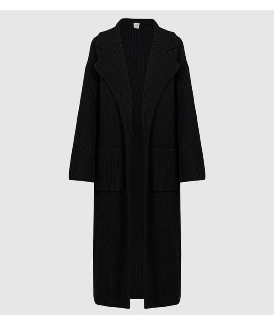 TOTEME Черное пальто, фото 5