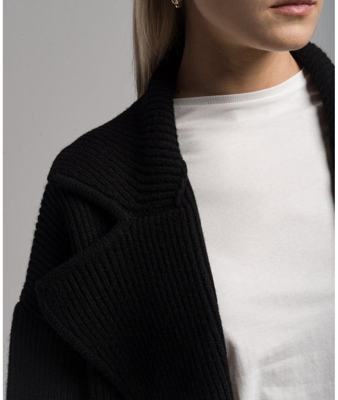 TOTEME Черное пальто, фото 4