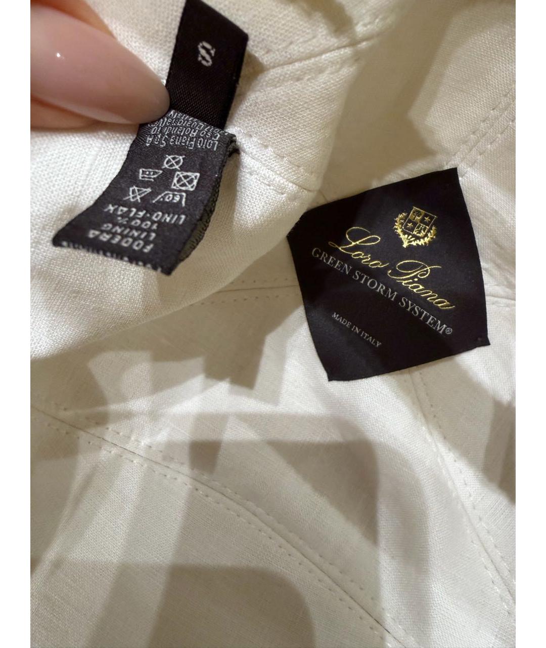 LORO PIANA Желтая кепка, фото 3