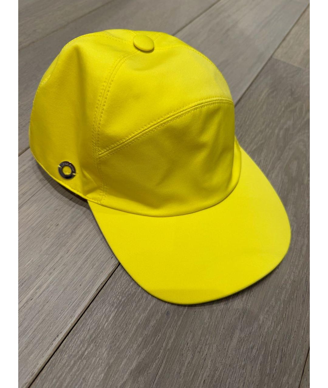LORO PIANA Желтая кепка, фото 4