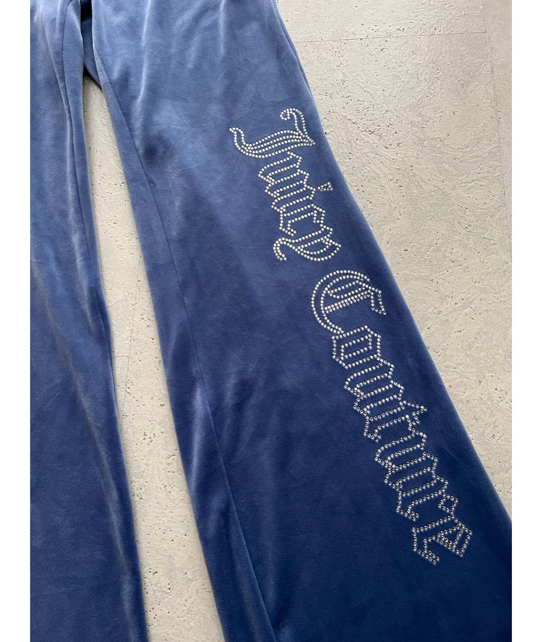 JUICY COUTURE Синий велюровый спортивные костюмы, фото 6