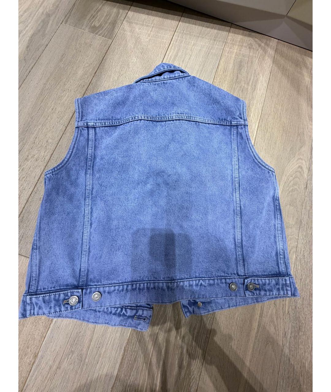 CHRISTIAN DIOR Голубой деним жилет, фото 2
