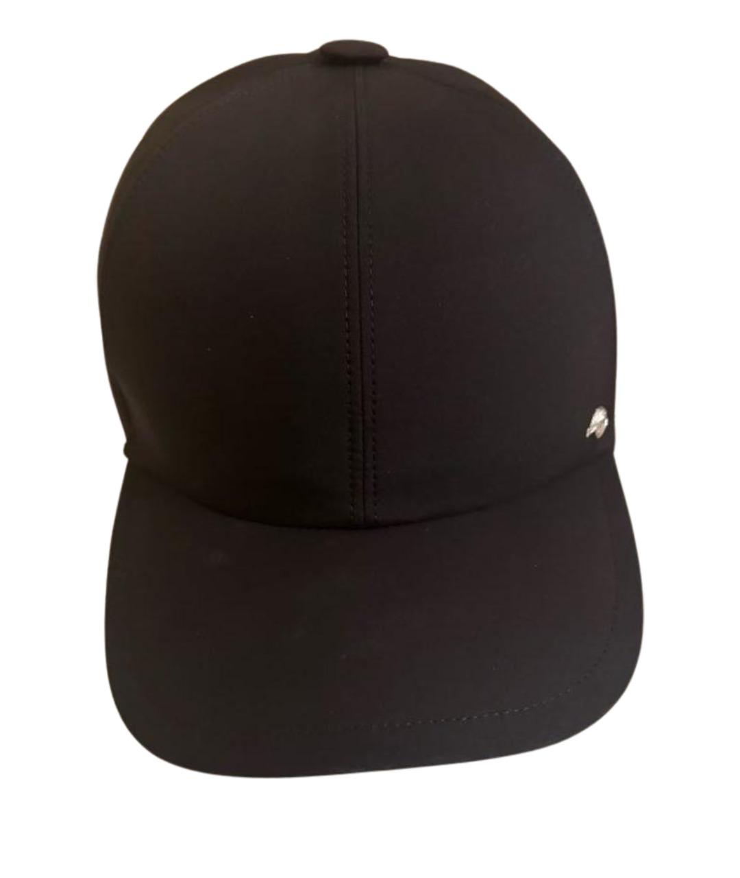 STEFANO RICCI Черная хлопковая кепка/бейсболка, фото 1