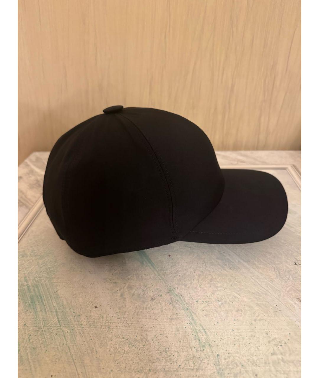 STEFANO RICCI Черная хлопковая кепка/бейсболка, фото 6