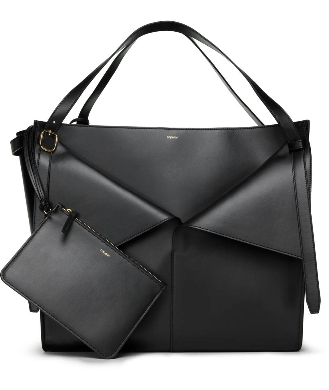 COPERNI Черная кожаная сумка тоут, фото 5