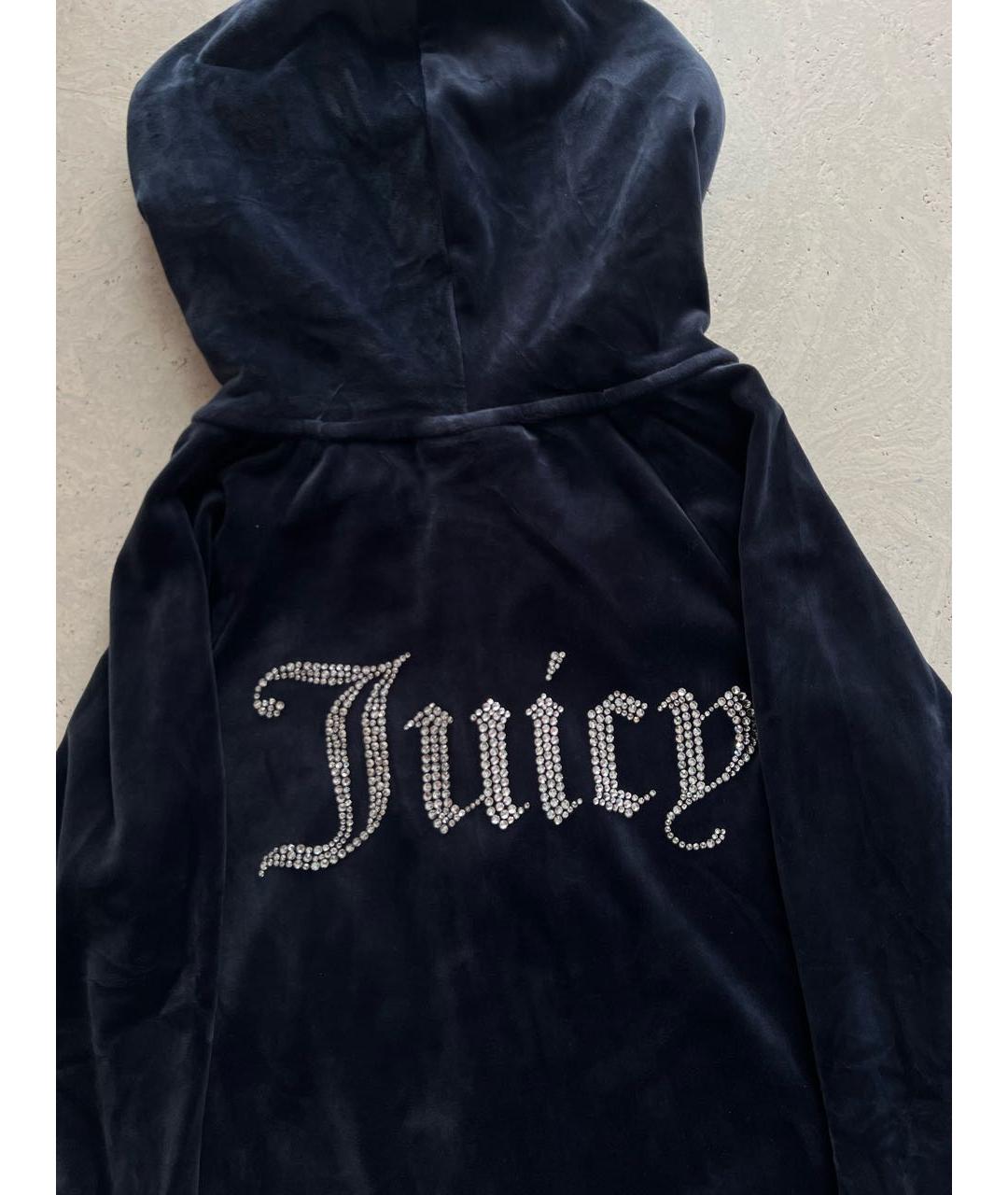 JUICY COUTURE Темно-синий велюровый спортивные костюмы, фото 6