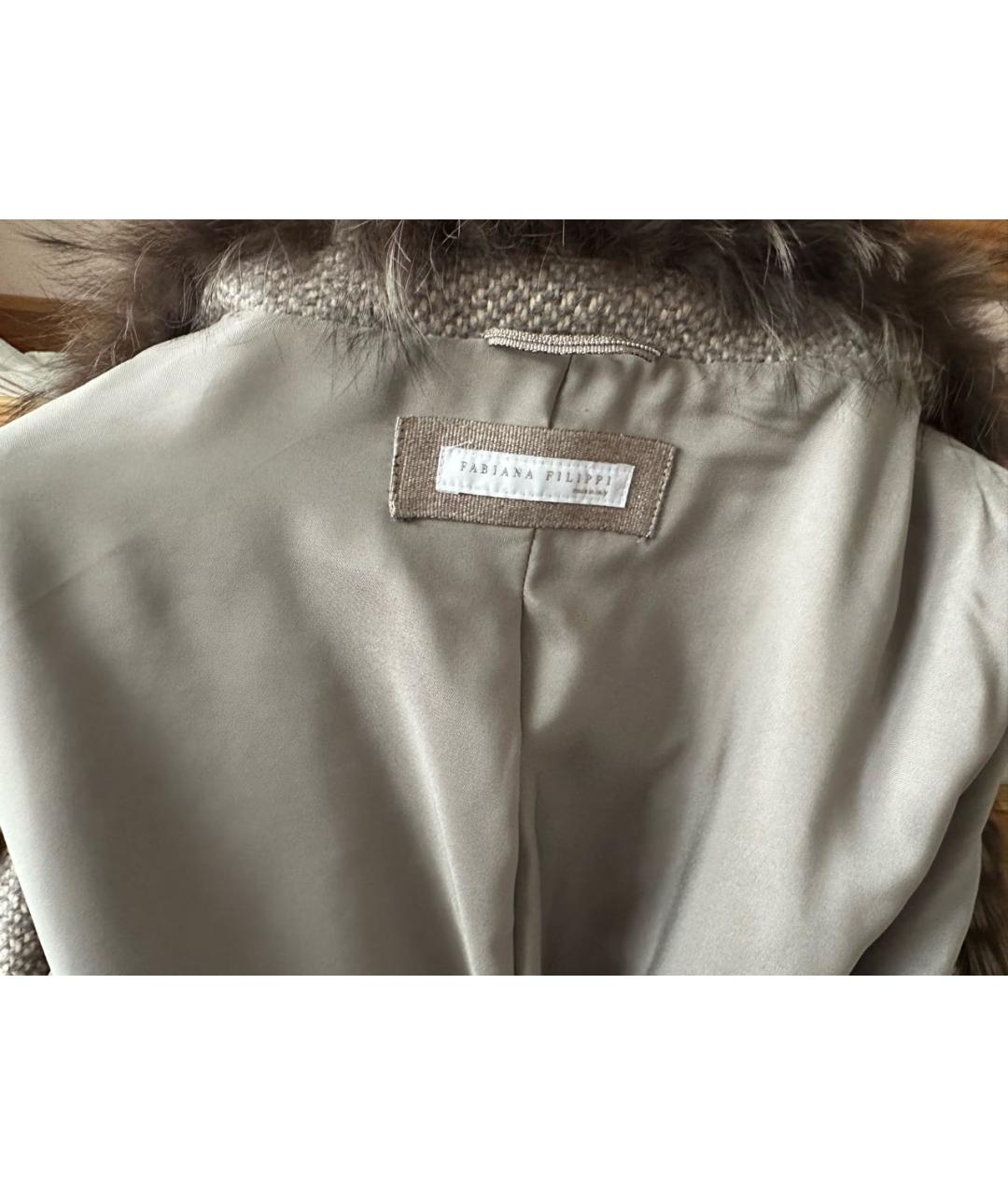 FABIANA FILIPPI Шерстяное пальто, фото 3