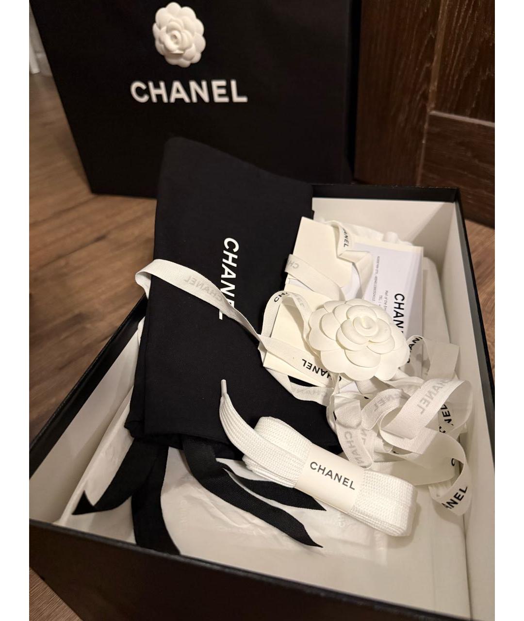 CHANEL Черные замшевые кеды, фото 6