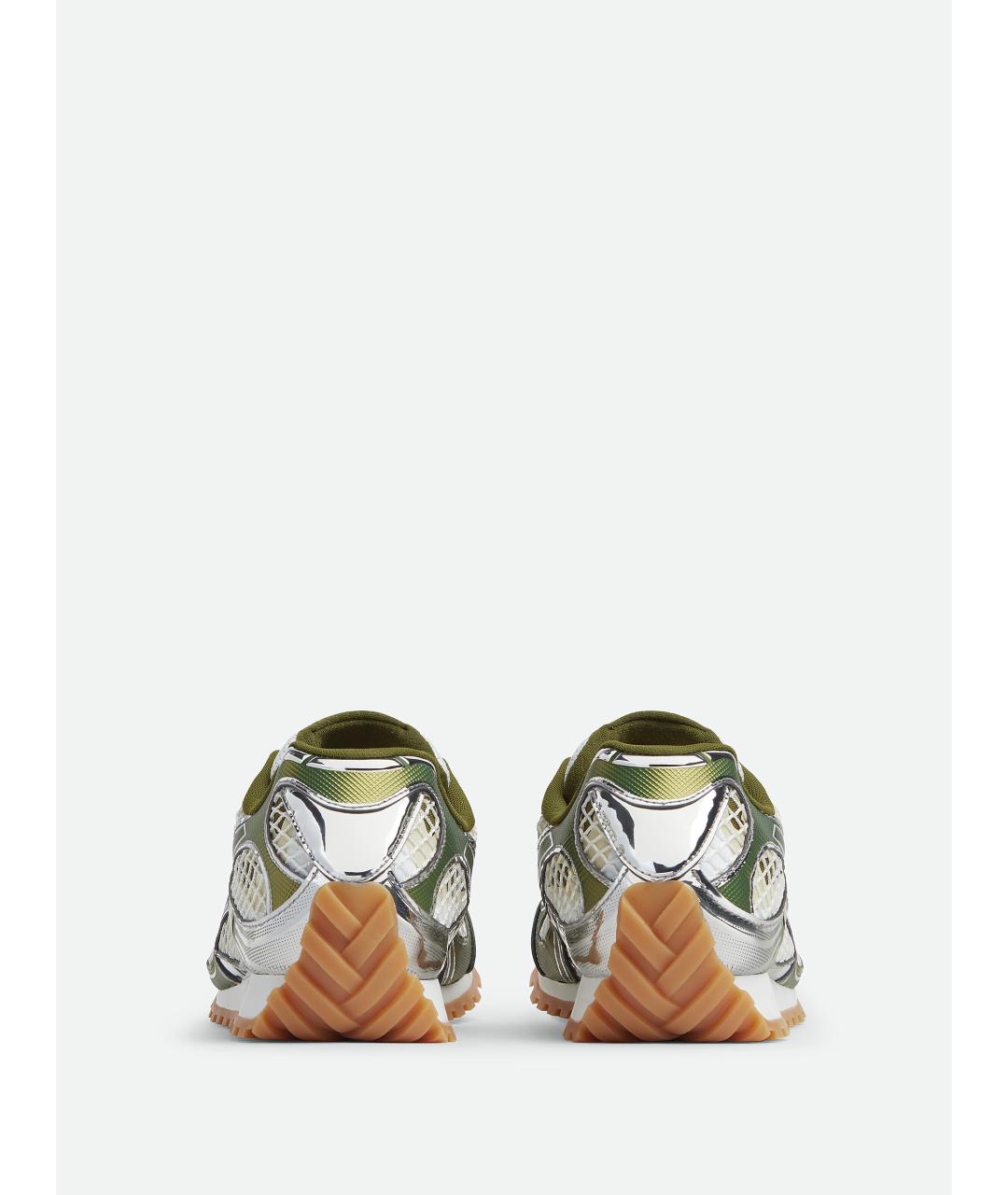 BOTTEGA VENETA Зеленые кроссовки, фото 4