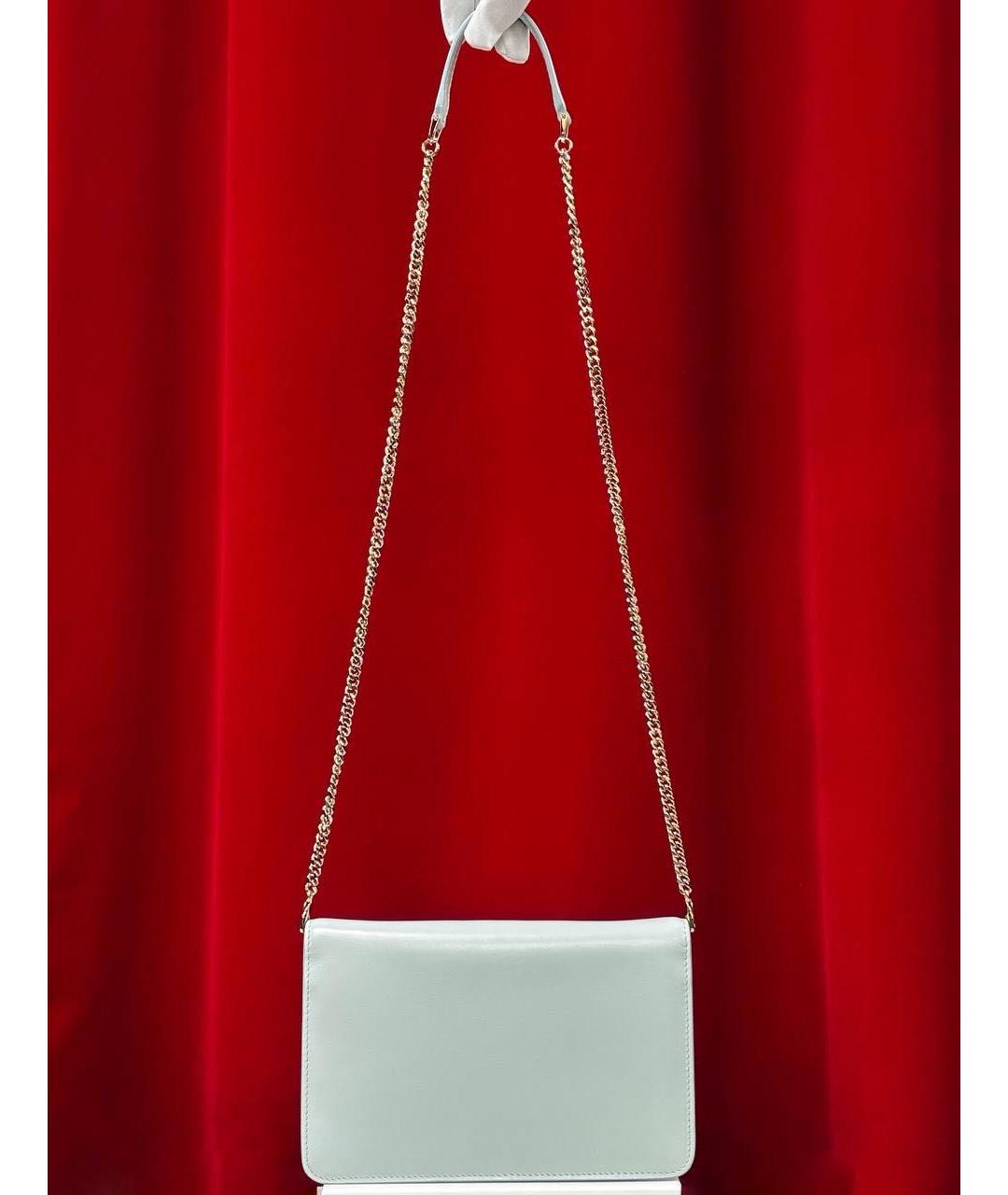 TOM FORD Голубая кожаная сумка через плечо, фото 5