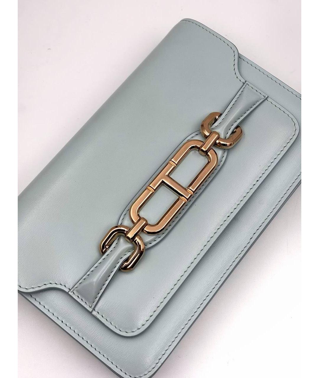 TOM FORD Голубая кожаная сумка через плечо, фото 2