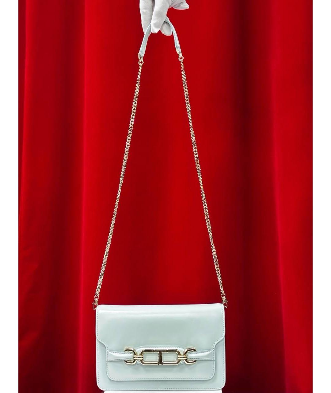 TOM FORD Голубая кожаная сумка через плечо, фото 4