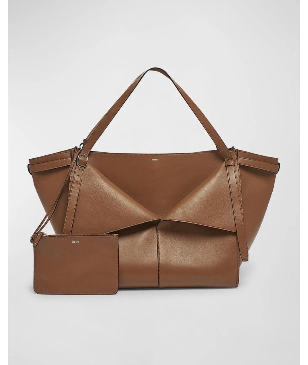 COPERNI Коричневая кожаная сумка тоут, фото 6