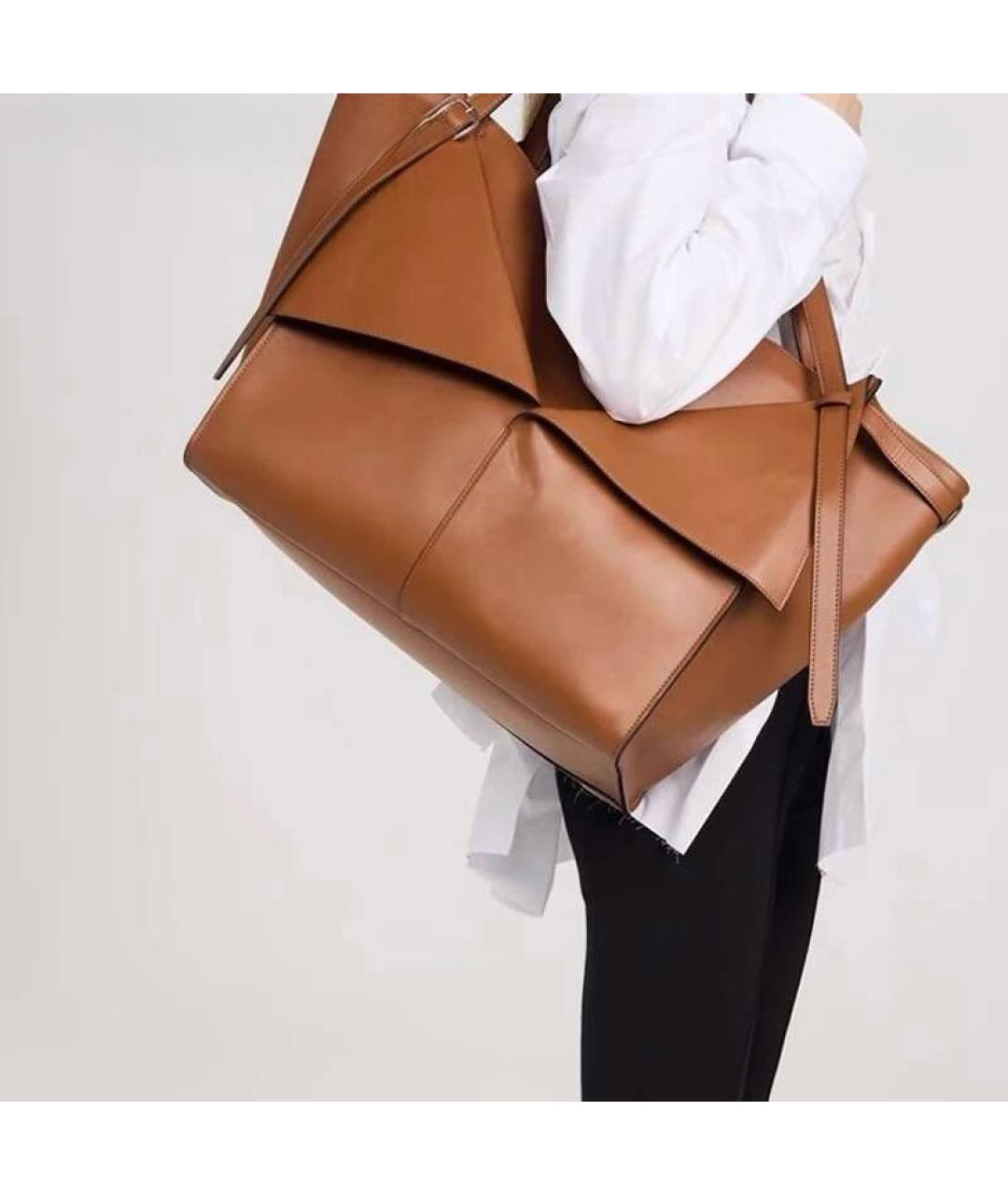 COPERNI Коричневая кожаная сумка тоут, фото 5