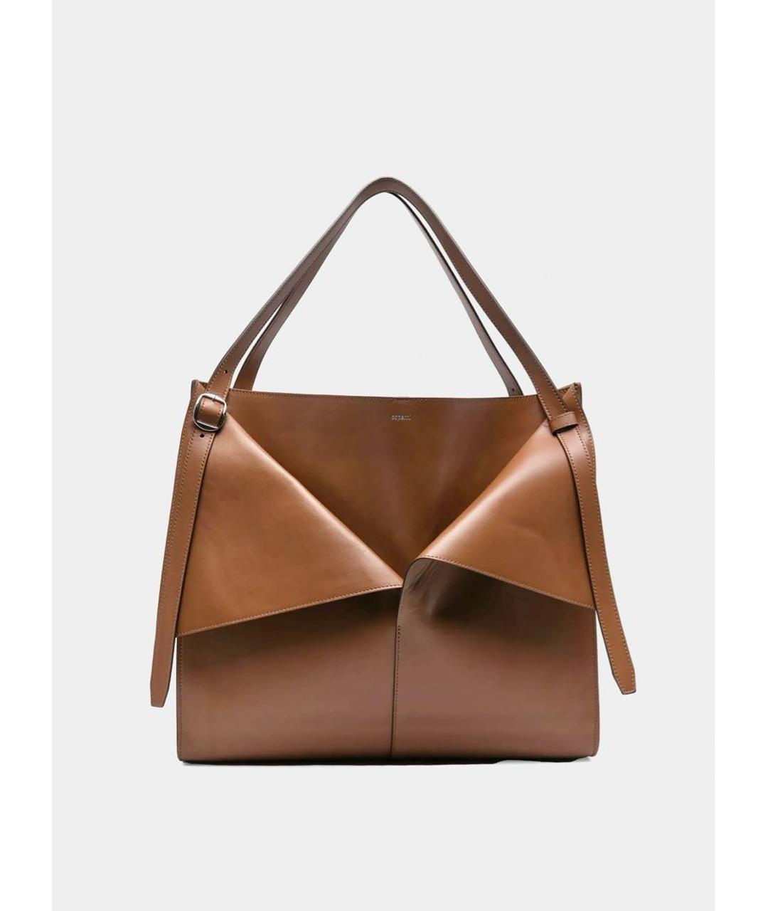 COPERNI Коричневая кожаная сумка тоут, фото 2