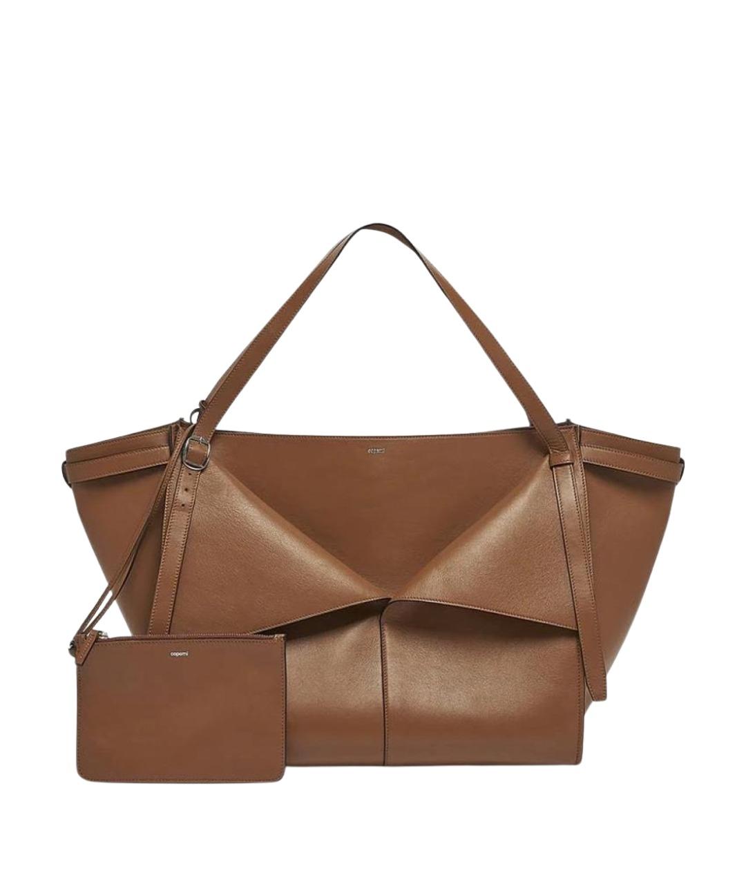 COPERNI Коричневая кожаная сумка тоут, фото 1