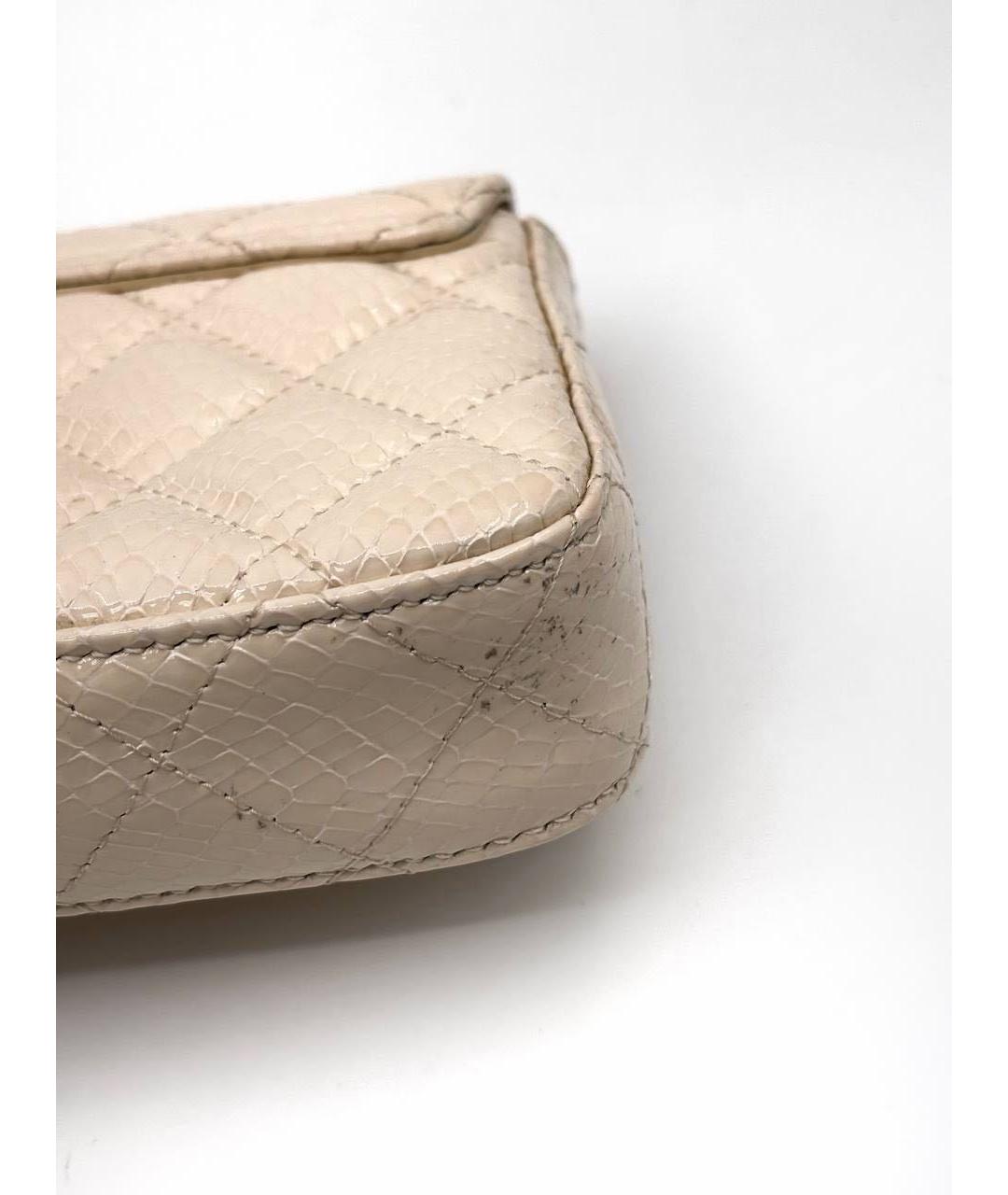 TOM FORD Бежевая сумка через плечо из лакированной кожи, фото 4