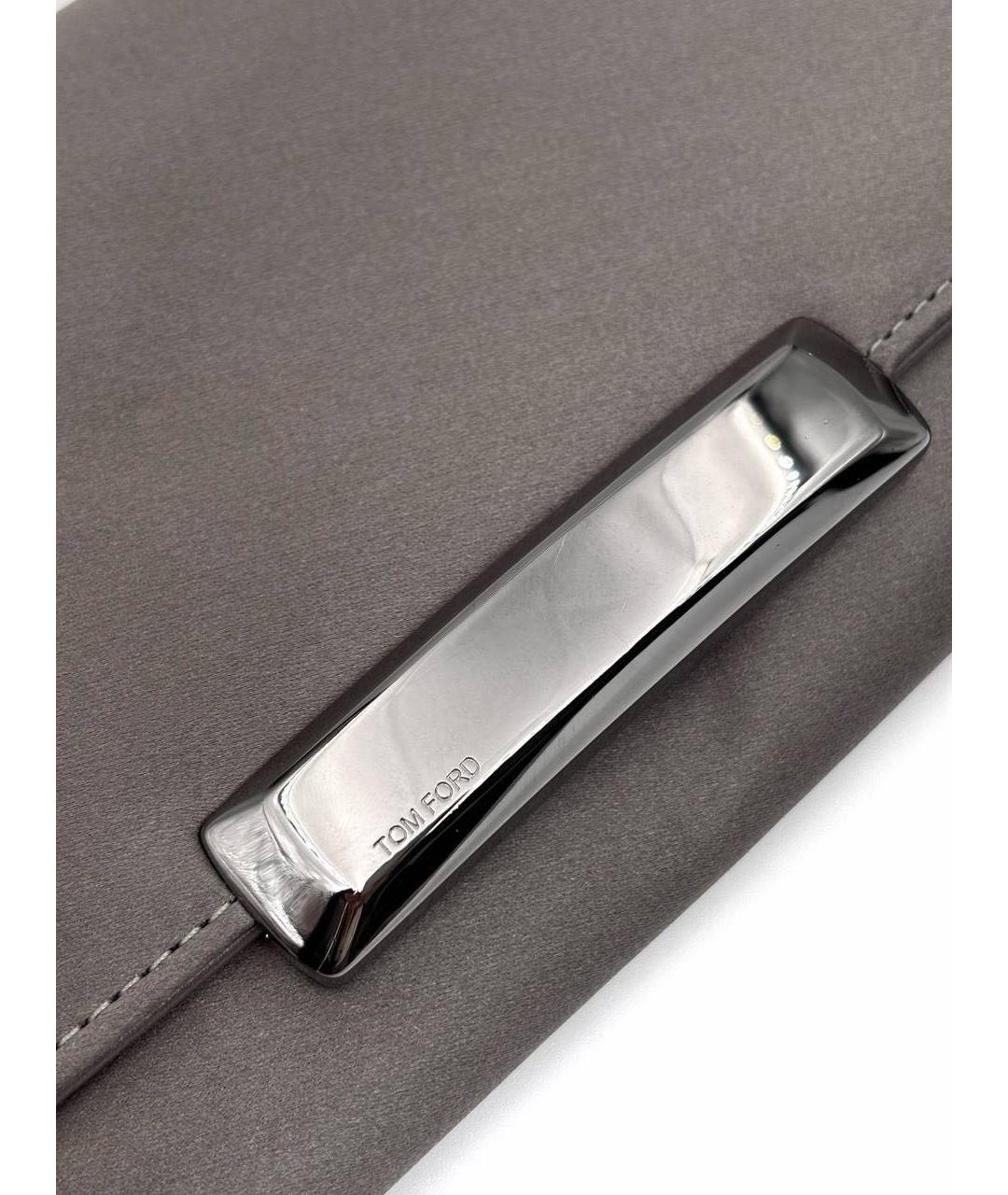 TOM FORD Серая сумка через плечо, фото 4