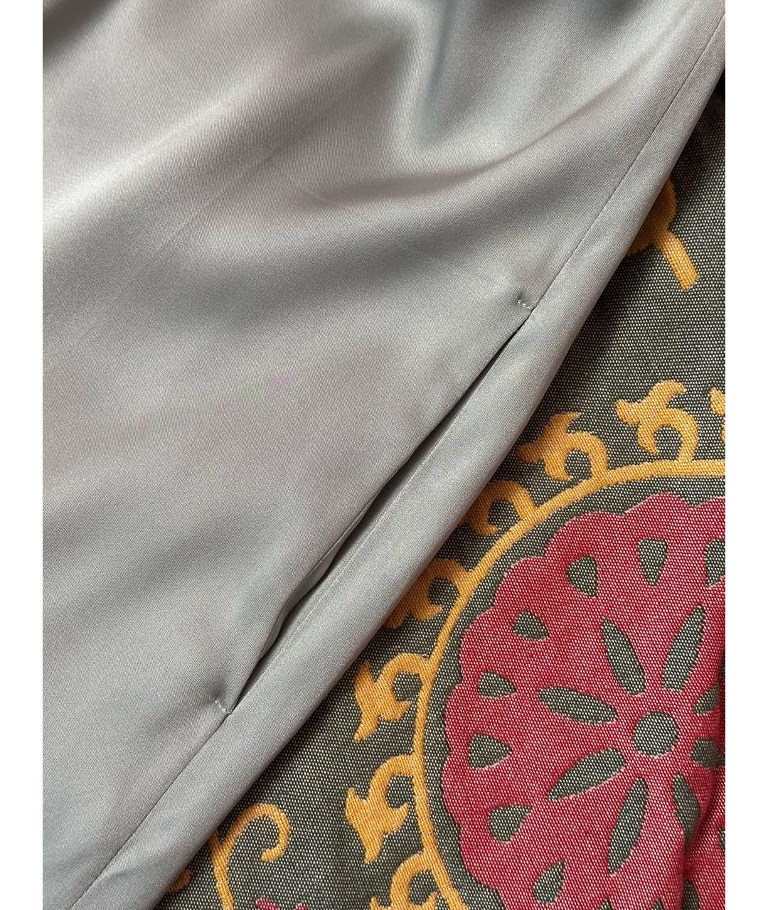 CELINE Серое шелковое коктейльное платье, фото 4