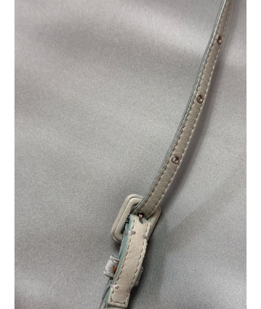 CELINE Серое шелковое коктейльное платье, фото 7