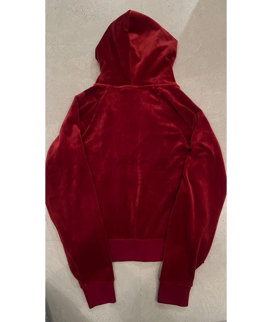 JUICY COUTURE Красный велюровый спортивные костюмы, фото 5