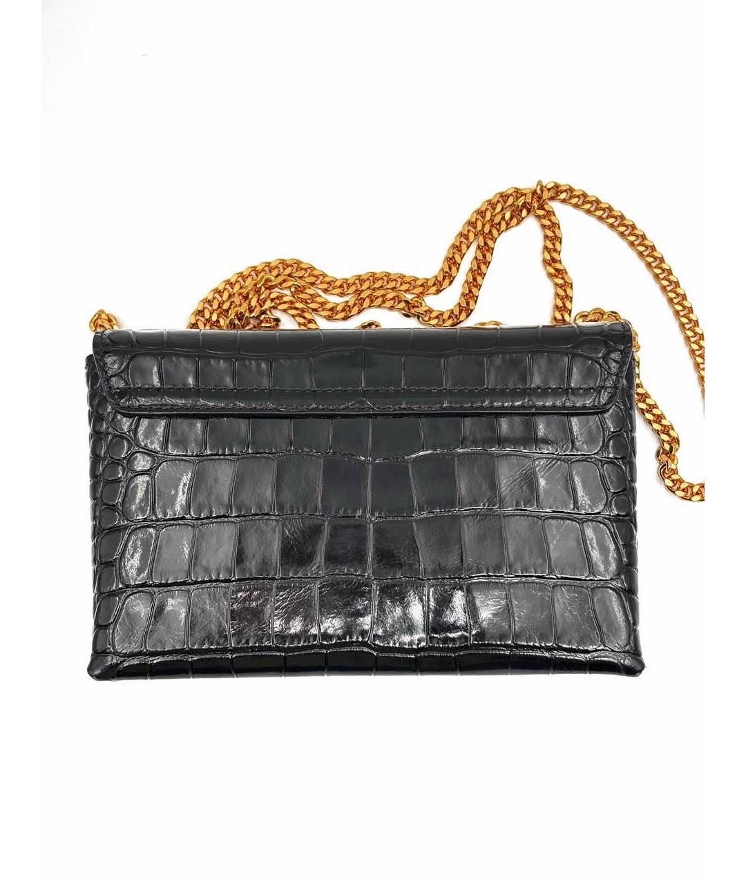 TOM FORD Черная кожаная сумка через плечо, фото 3