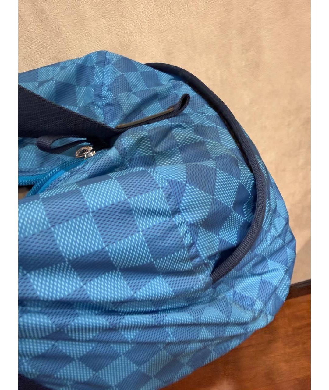 LOUIS VUITTON Синяя дорожная/спортивная сумка, фото 5