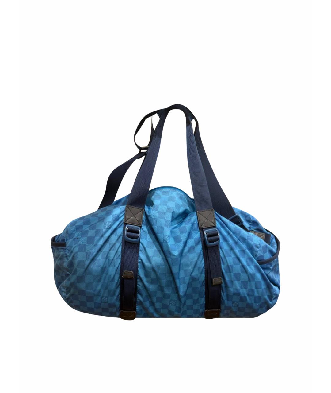 LOUIS VUITTON Синяя дорожная/спортивная сумка, фото 1