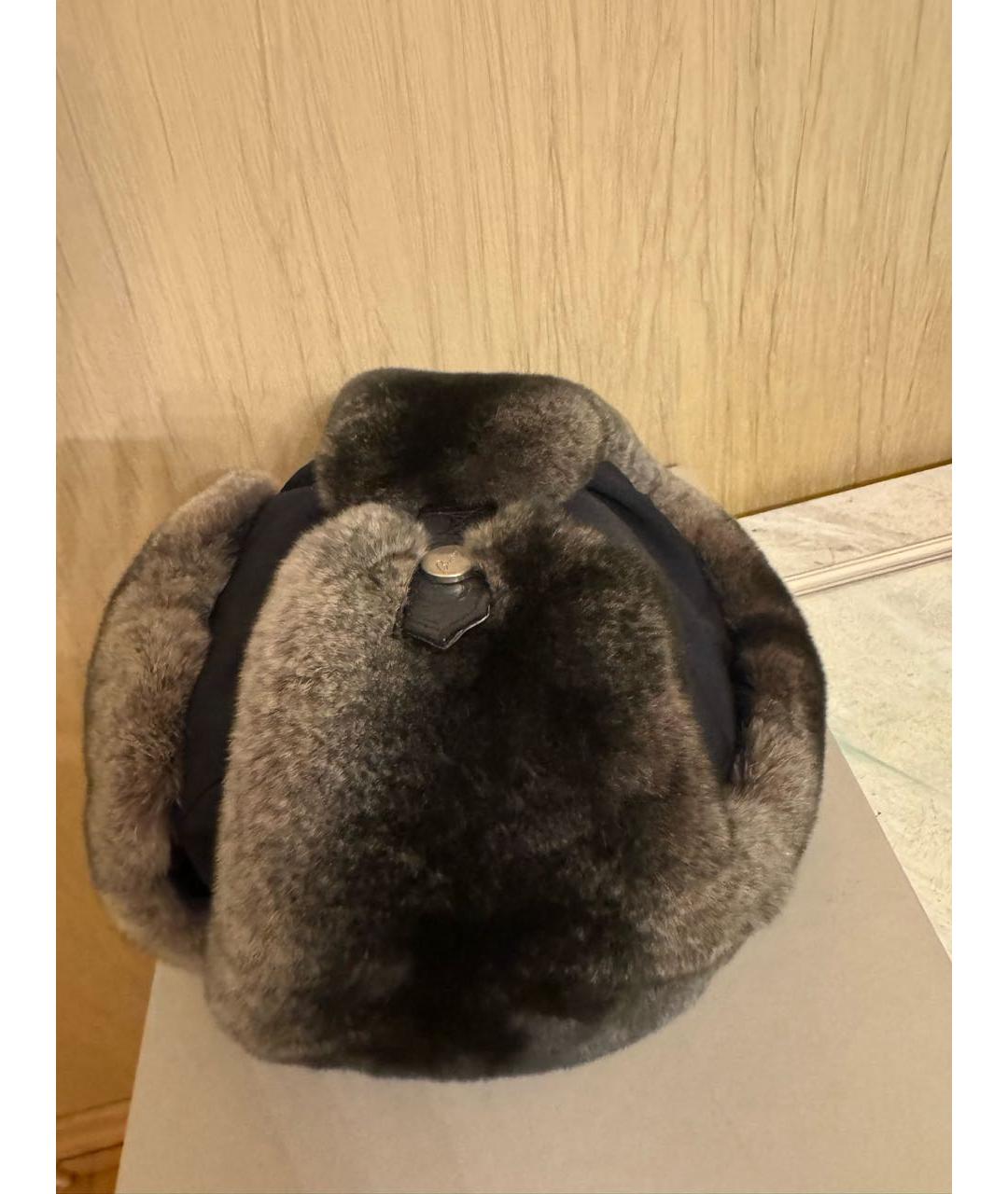 BRIONI Антрацитовая шапка, фото 4