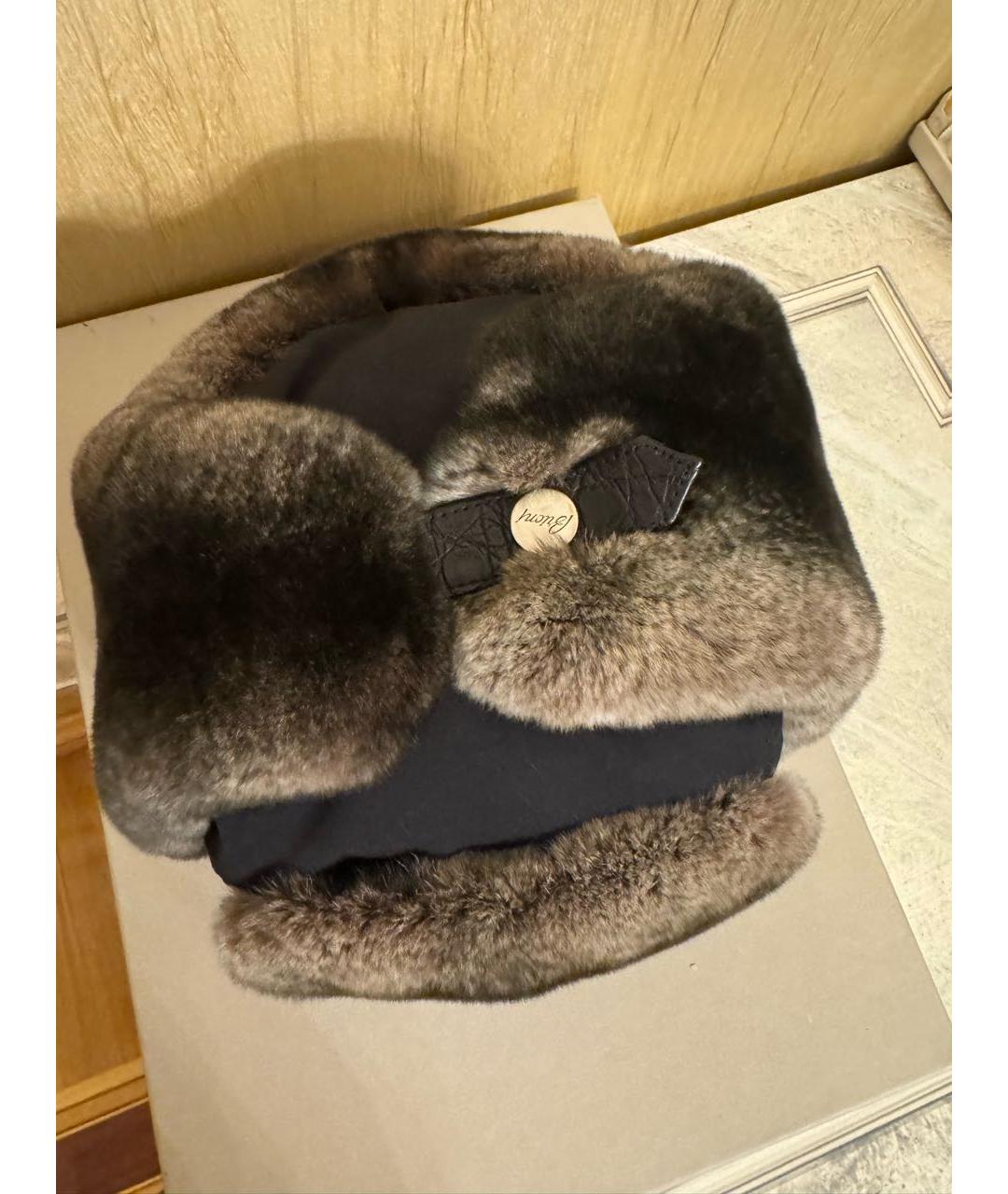 BRIONI Антрацитовая шапка, фото 7