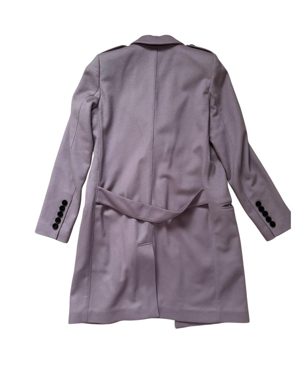 BURBERRY Фиолетовое кашемировое пальто, фото 4
