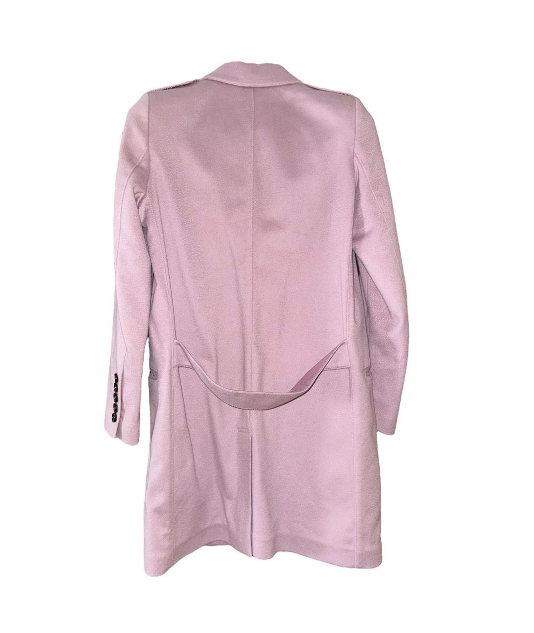 BURBERRY Фиолетовое кашемировое пальто, фото 2