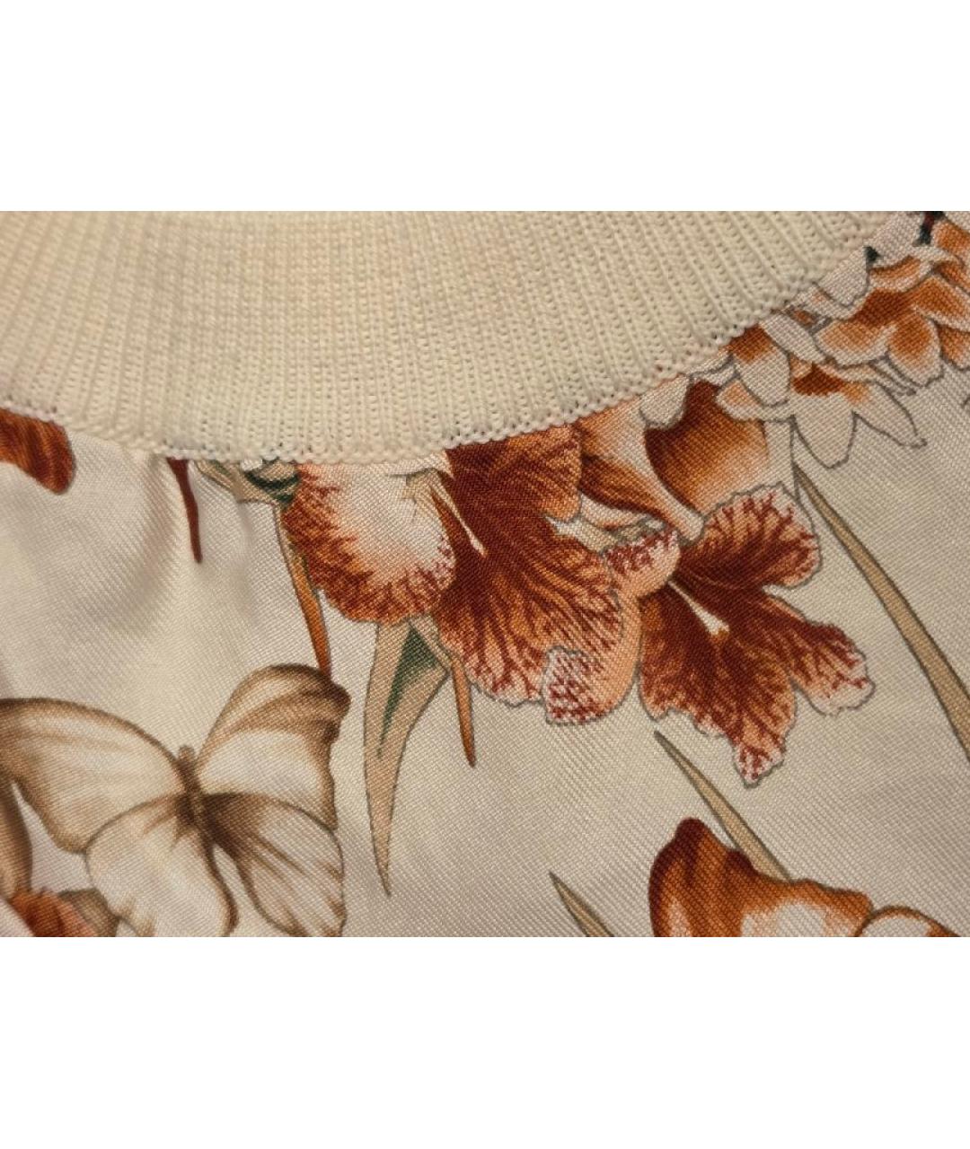 FERRAGAMO Шелковая футболка, фото 7