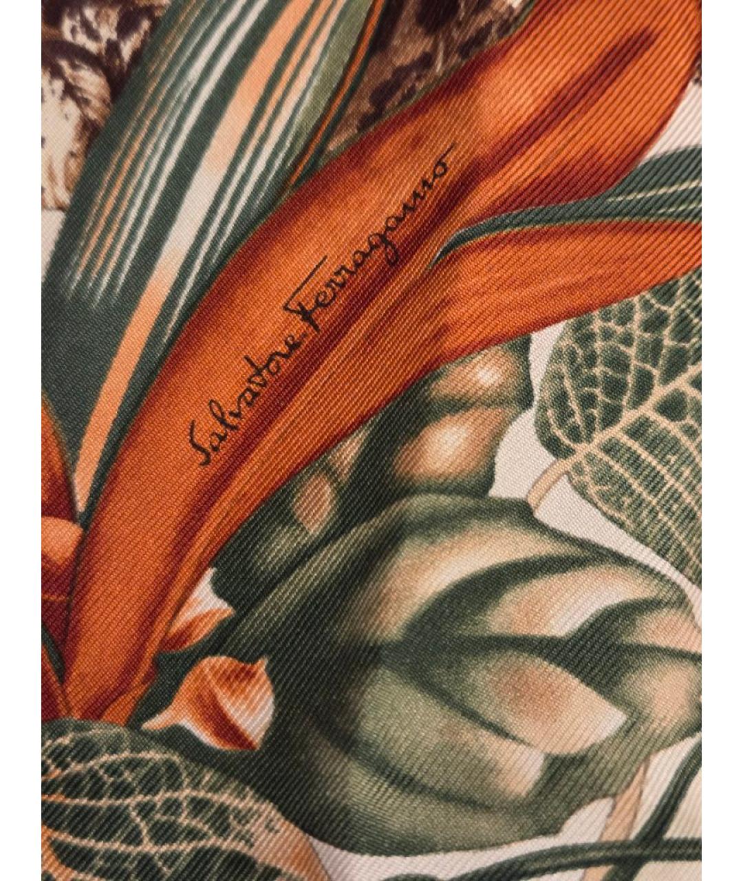 FERRAGAMO Шелковая футболка, фото 8