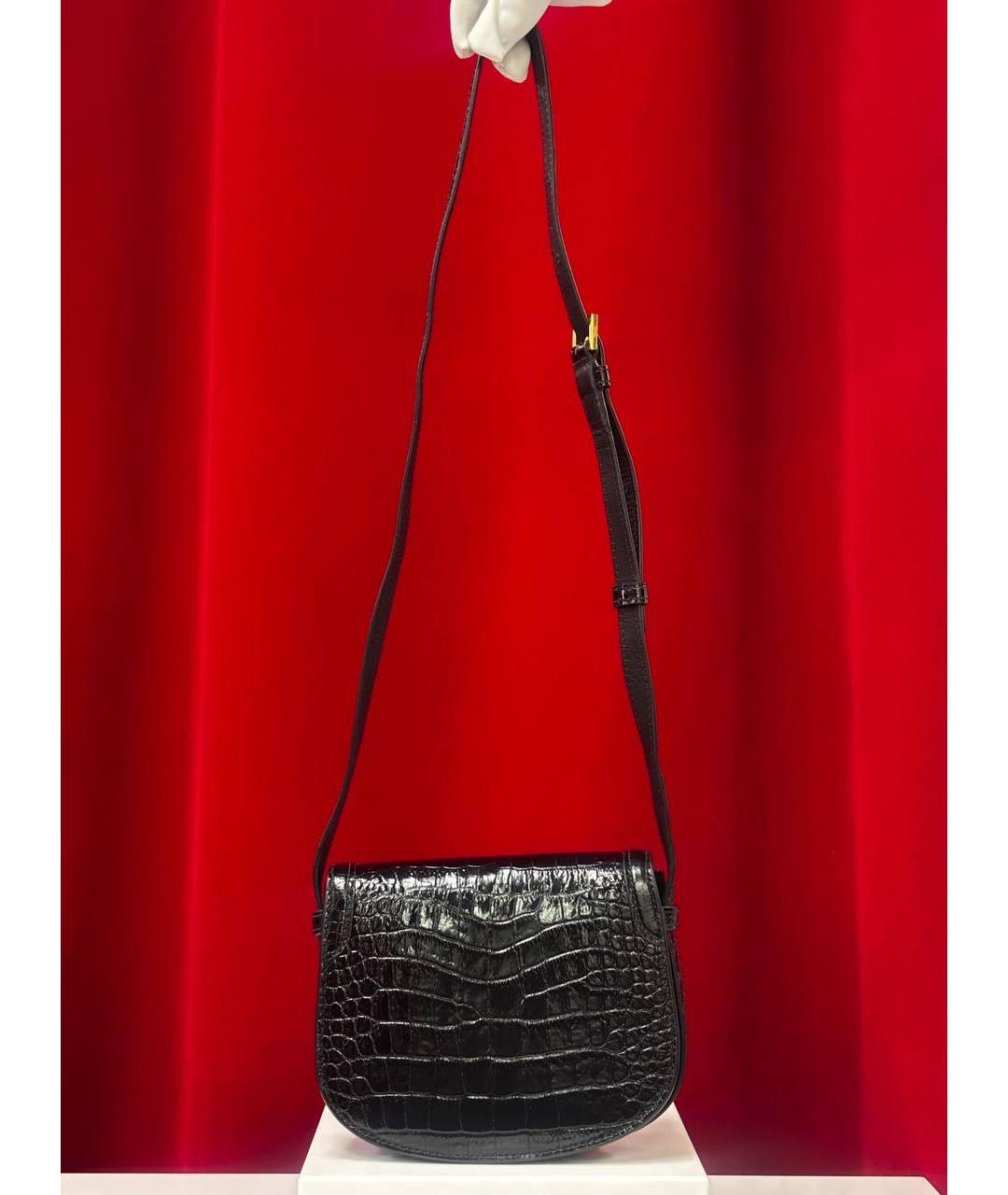 TOM FORD Черная кожаная сумка через плечо, фото 5