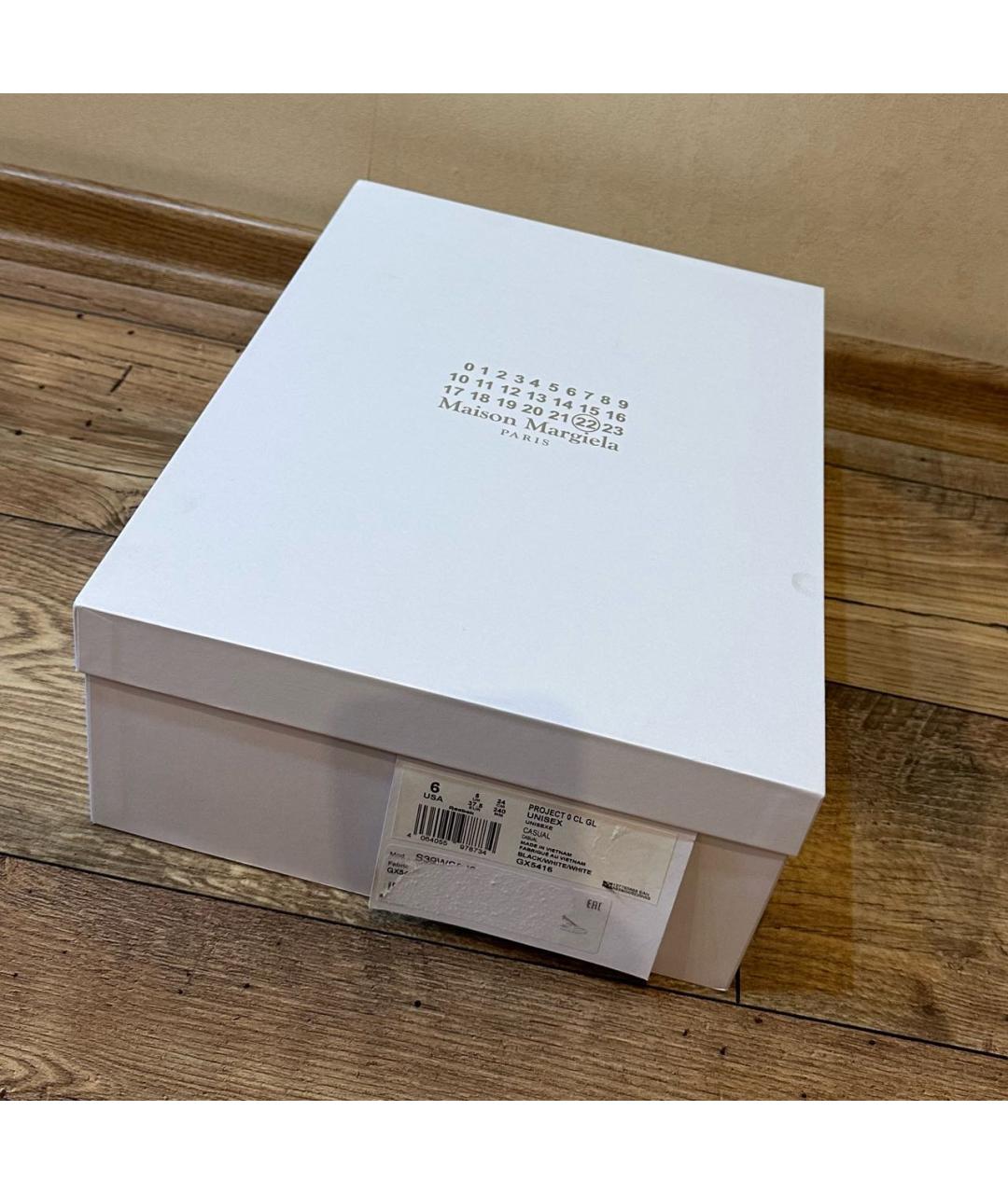MAISON MARGIELA Белые кожаные кеды, фото 7
