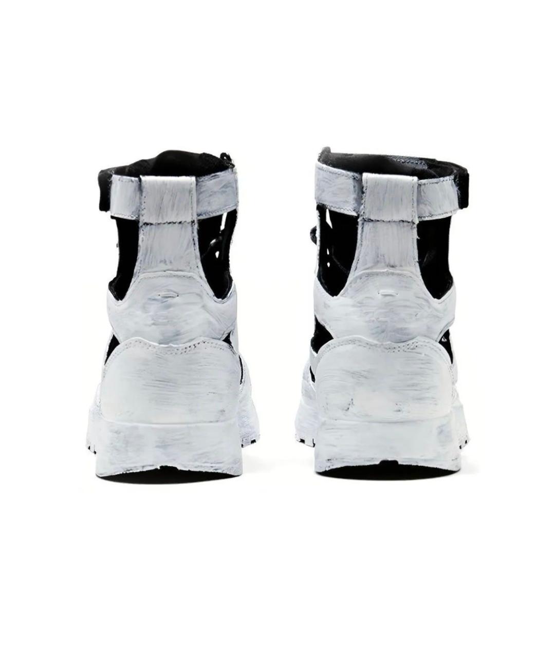 MAISON MARGIELA Белые кожаные кеды, фото 4