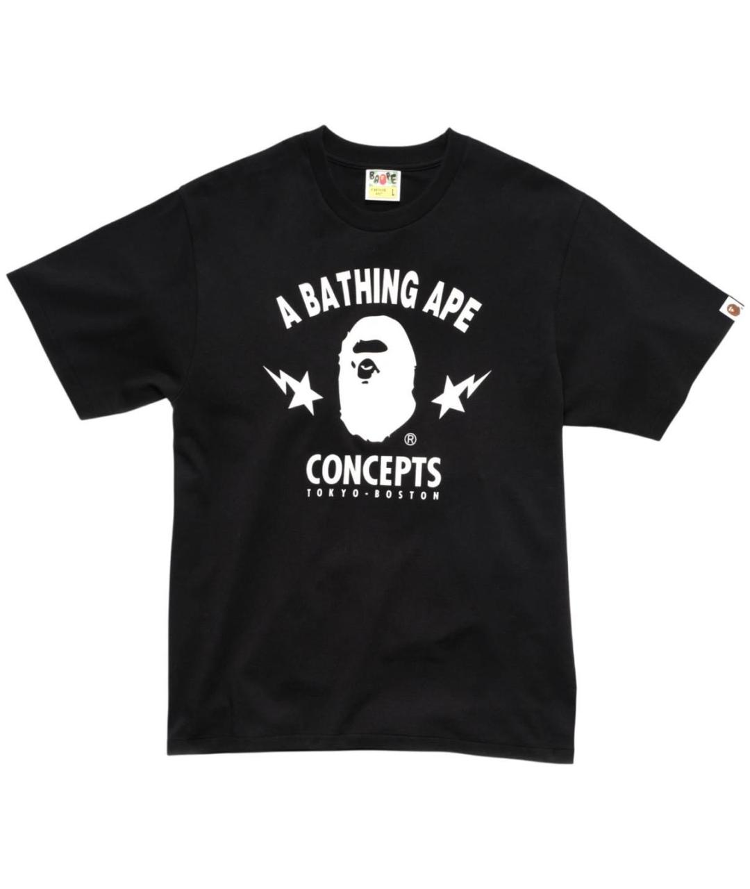 BAPE Черная хлопковая футболка, фото 1