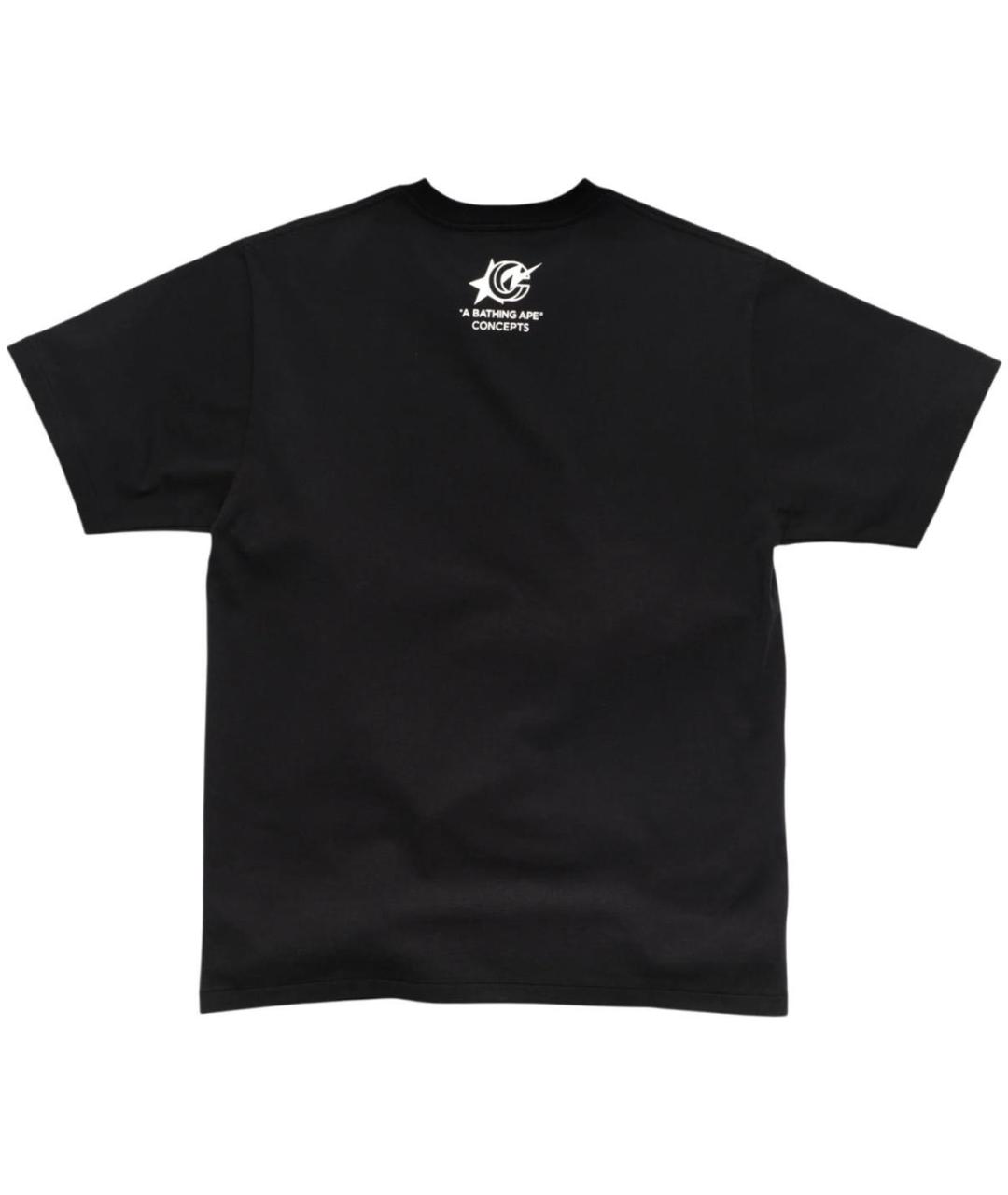 BAPE Черная хлопковая футболка, фото 2