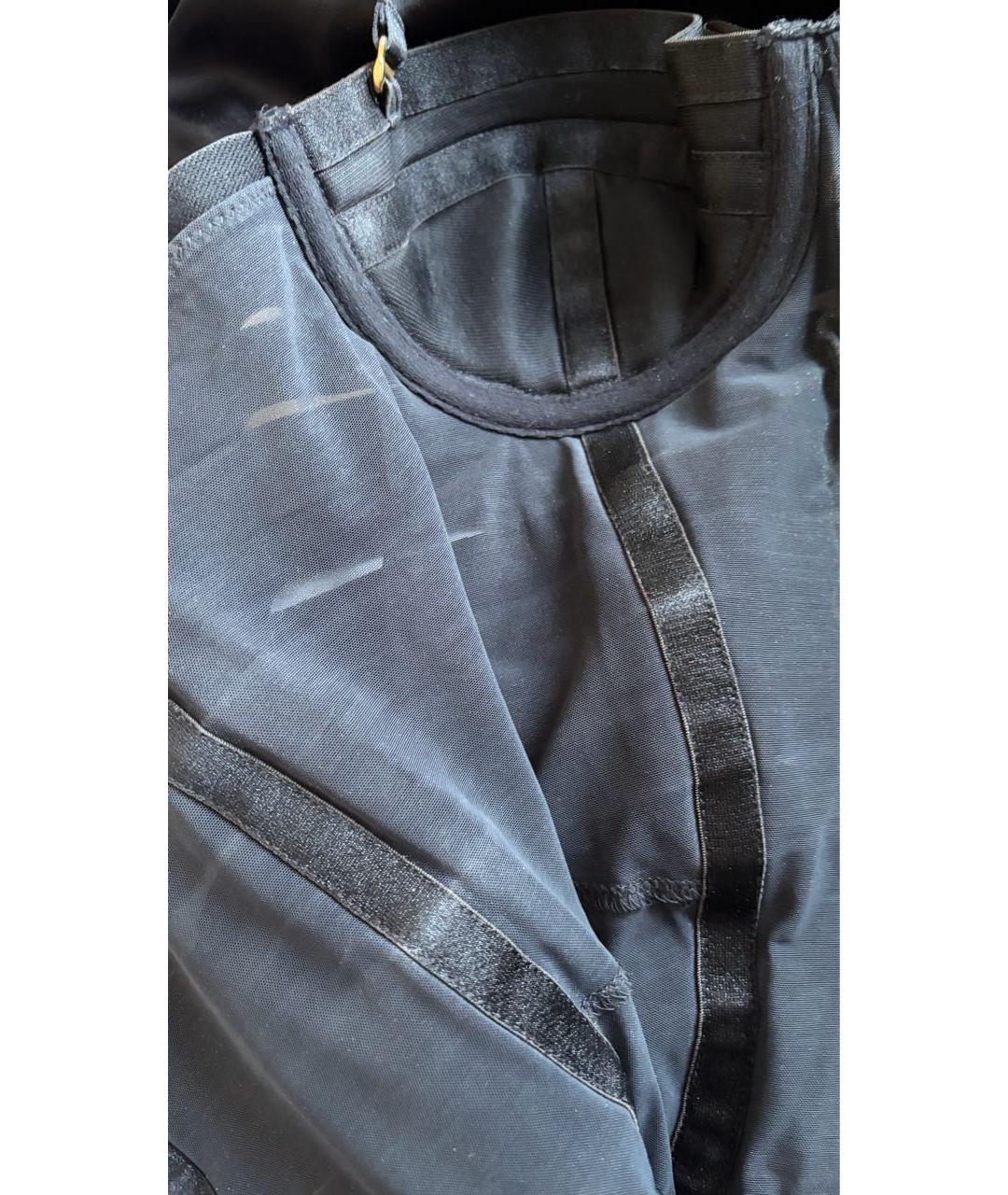 BORDELLE Черное полиамидовое коктейльное платье, фото 7