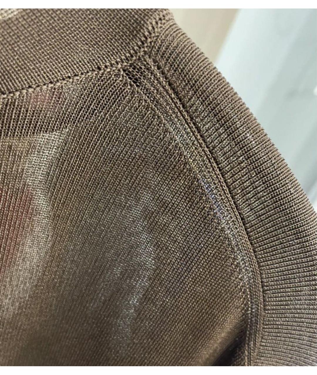 HERMES Коричневый джемпер / свитер, фото 2