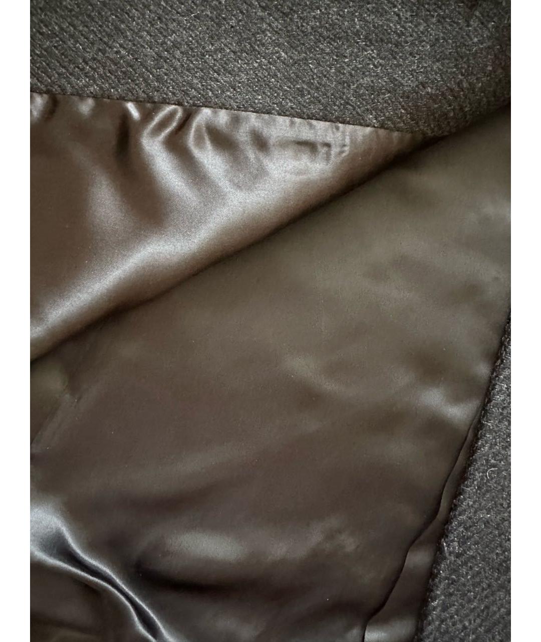 PRADA Антрацитовое шерстяное пальто, фото 7