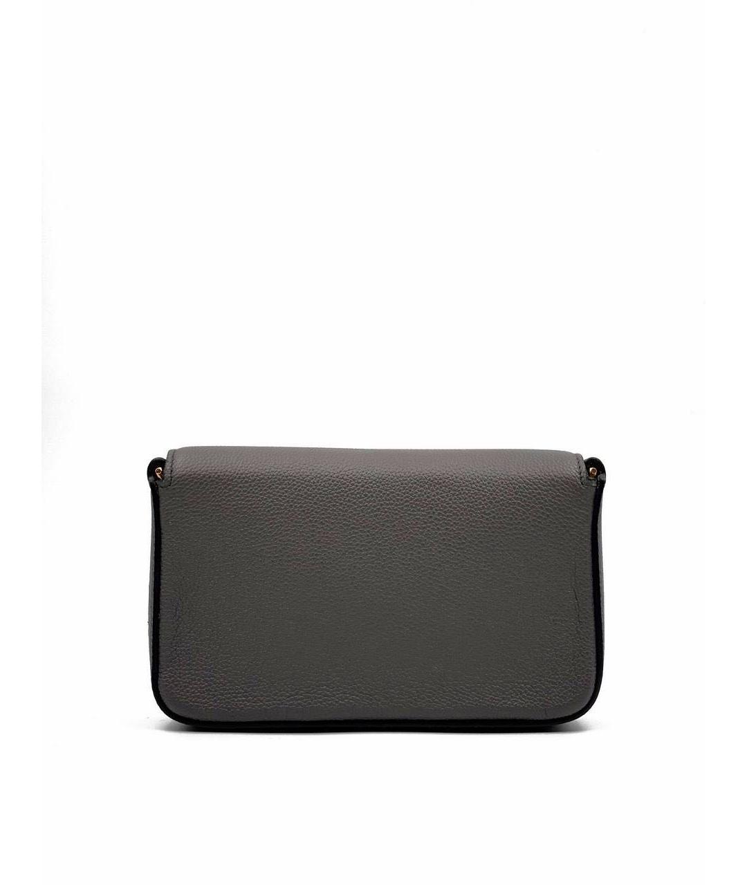 TOM FORD Серая кожаная сумка через плечо, фото 2