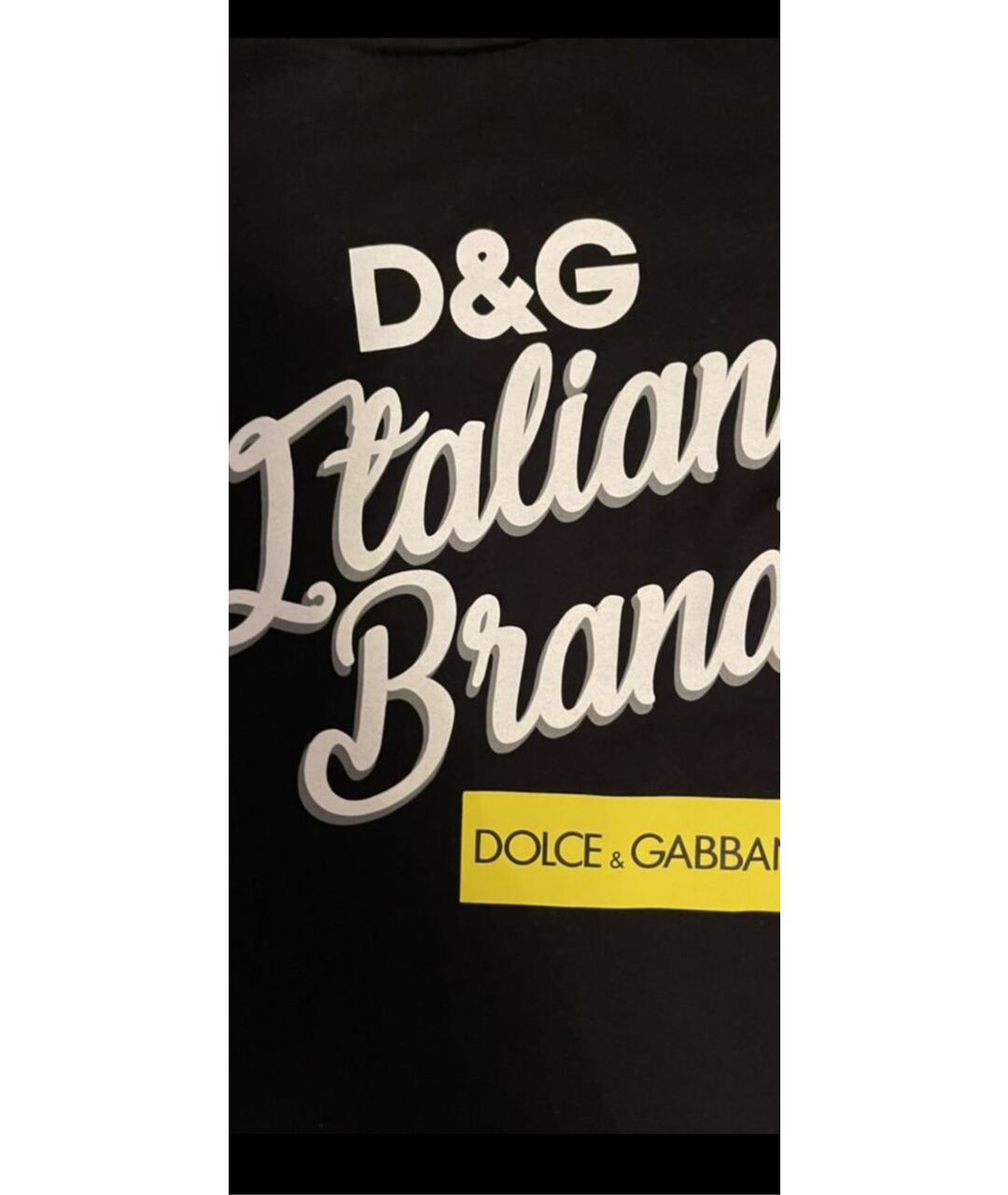 DOLCE&GABBANA Черная хлопковая футболка, фото 5