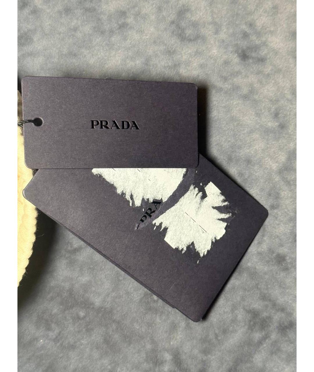 PRADA Бежевые шорты, фото 3