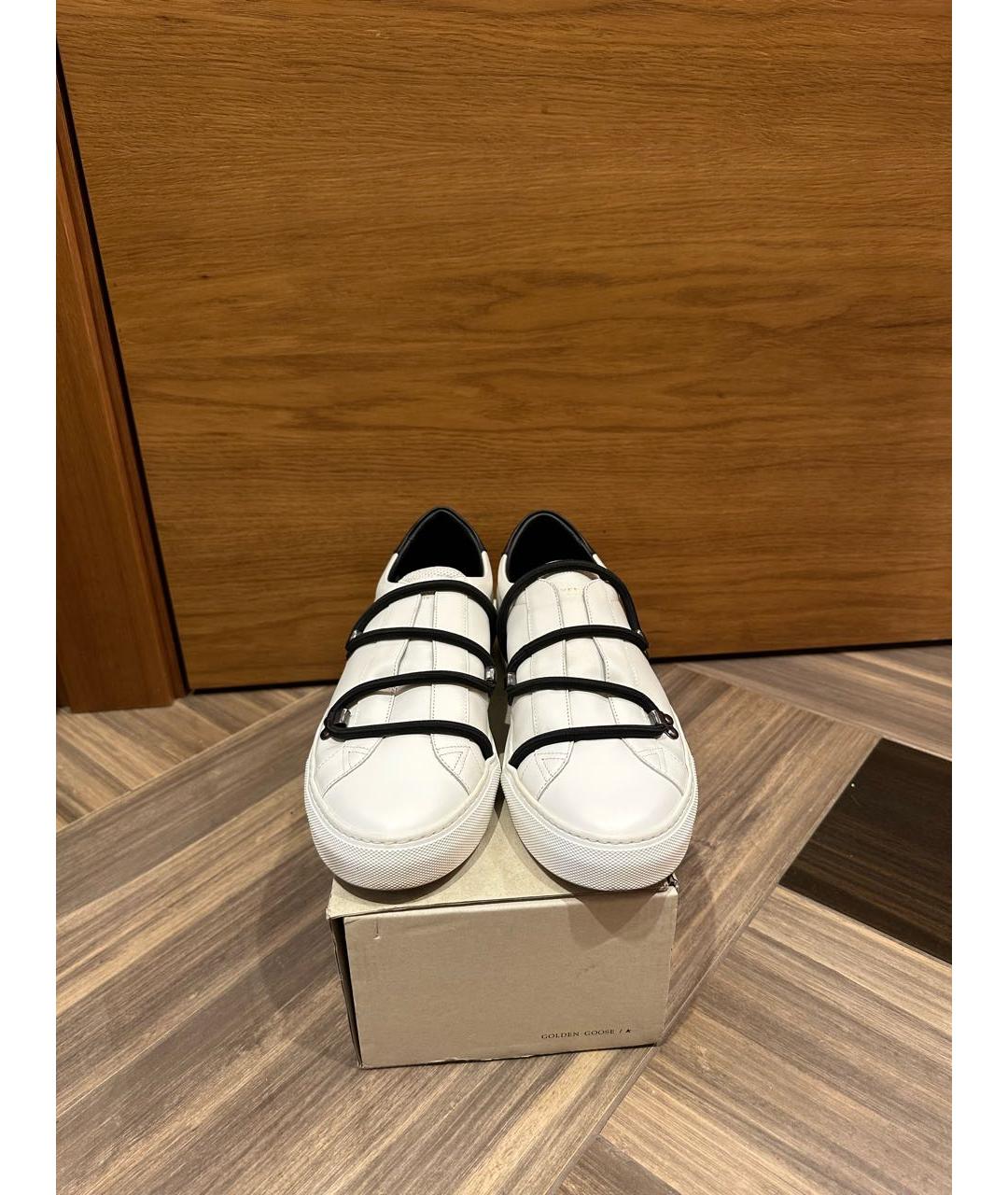 GIVENCHY Белые кожаные слипоны, фото 2