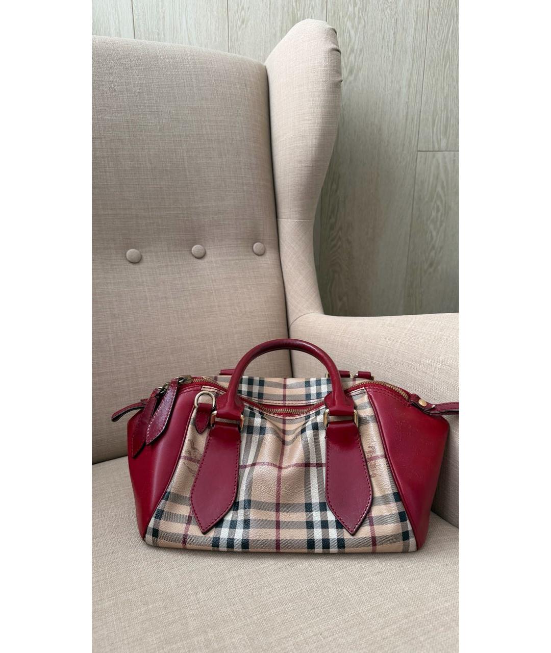 BURBERRY Мульти кожаная сумка с короткими ручками, фото 3