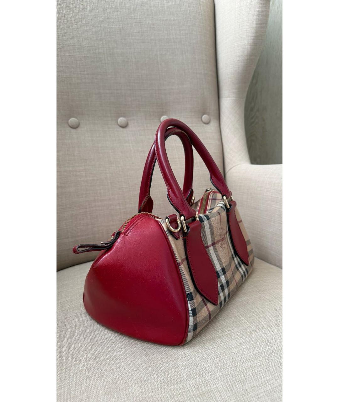 BURBERRY Мульти кожаная сумка с короткими ручками, фото 2