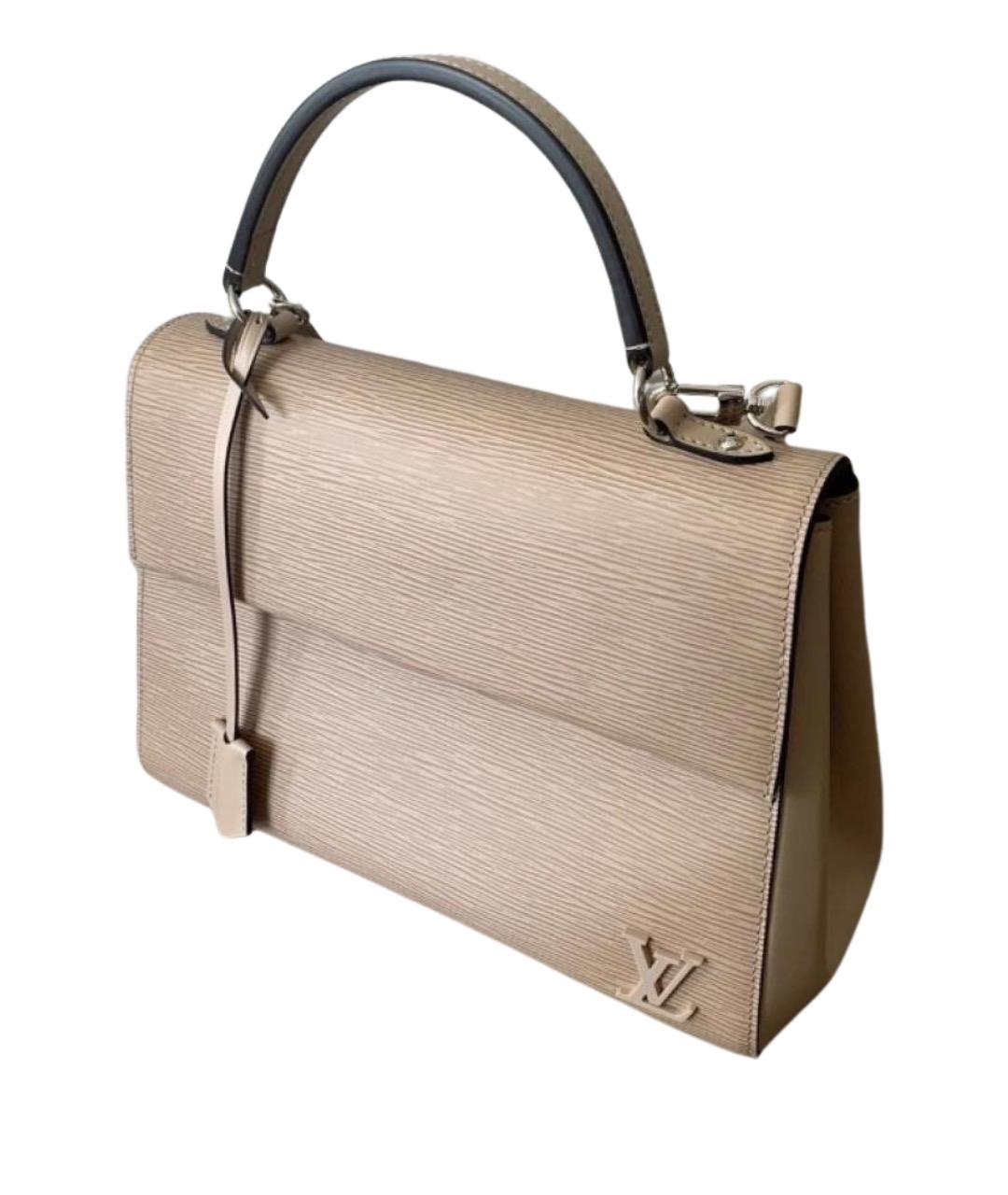 LOUIS VUITTON Бежевая кожаная сумка через плечо, фото 1